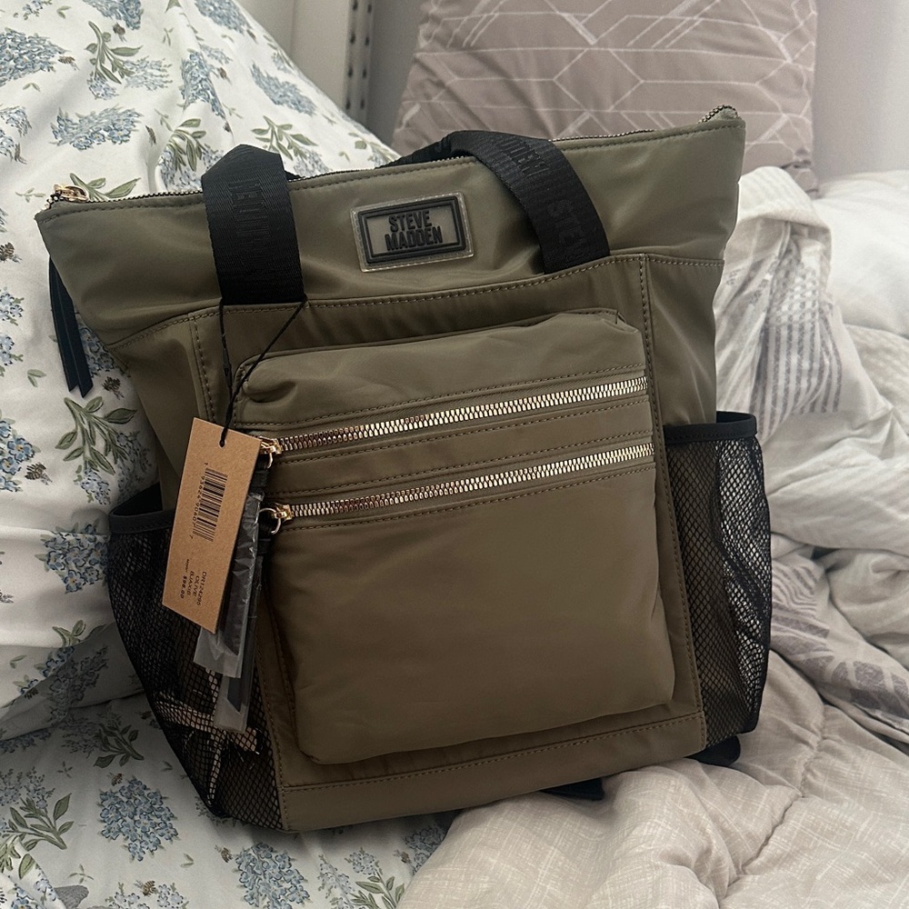 Steve Madden Olive Green Women’s Backpack